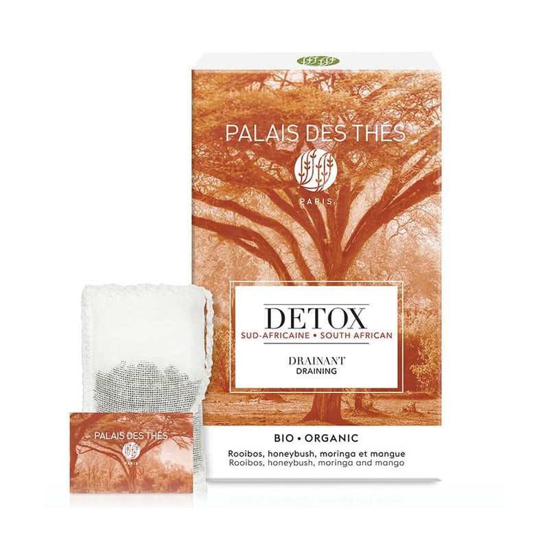 Organic South African Detox Rooibos Tea - Caffeine-Free, 20 Sacchi