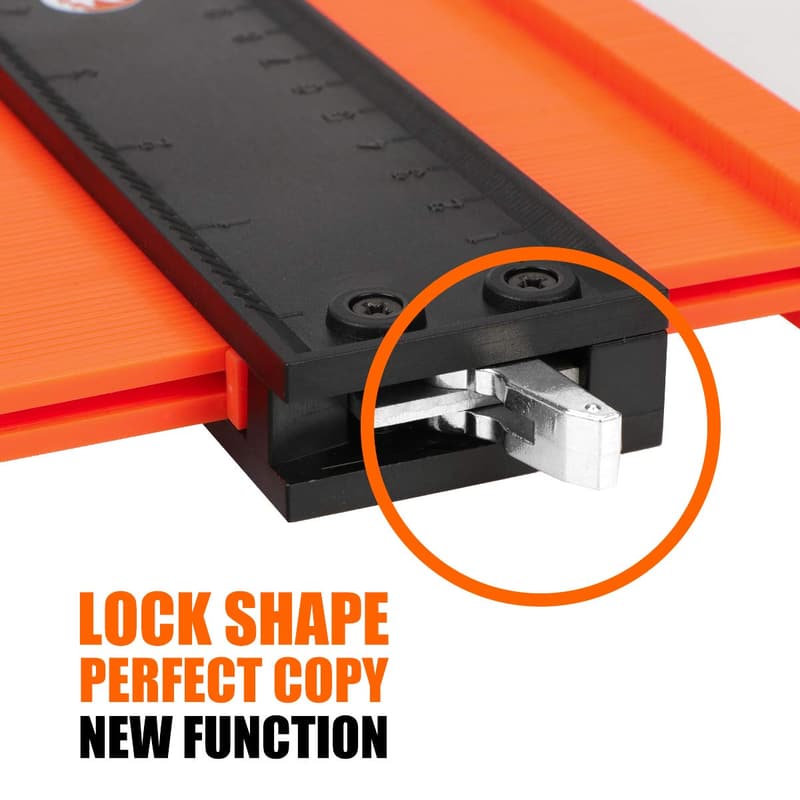 Father's Day Gift: 10-Inch Adjustable Contour Gauge Tool