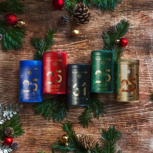 Holiday Green Tea Blend with Citrus & Rose - 3.5oz Gift Tin