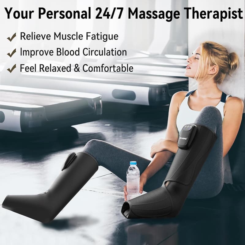 Portable Rechargeable Foot & Leg Massager for Pain Relief