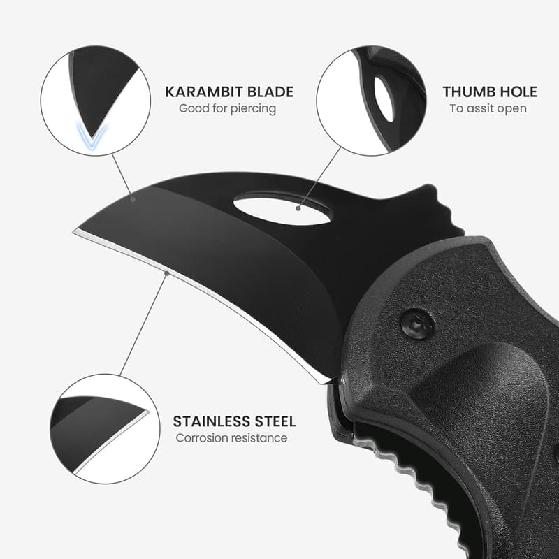 Mini Folding Pocket Knife for Men - EDC Keychain Cutter