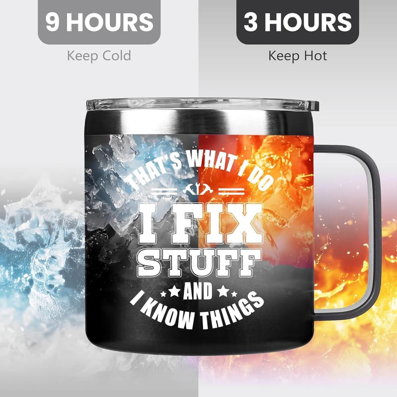 Funny Stainless Steel Mug for Dad – Father's Day Gift, 14oz