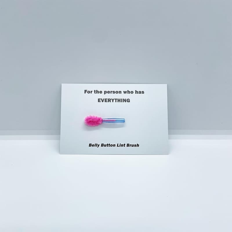 Belly Button Lint Brush - Funny Gag Gift for Men