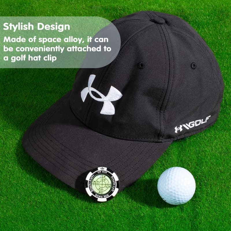 High Precision Golf Ball Marker & Green Reading Aid