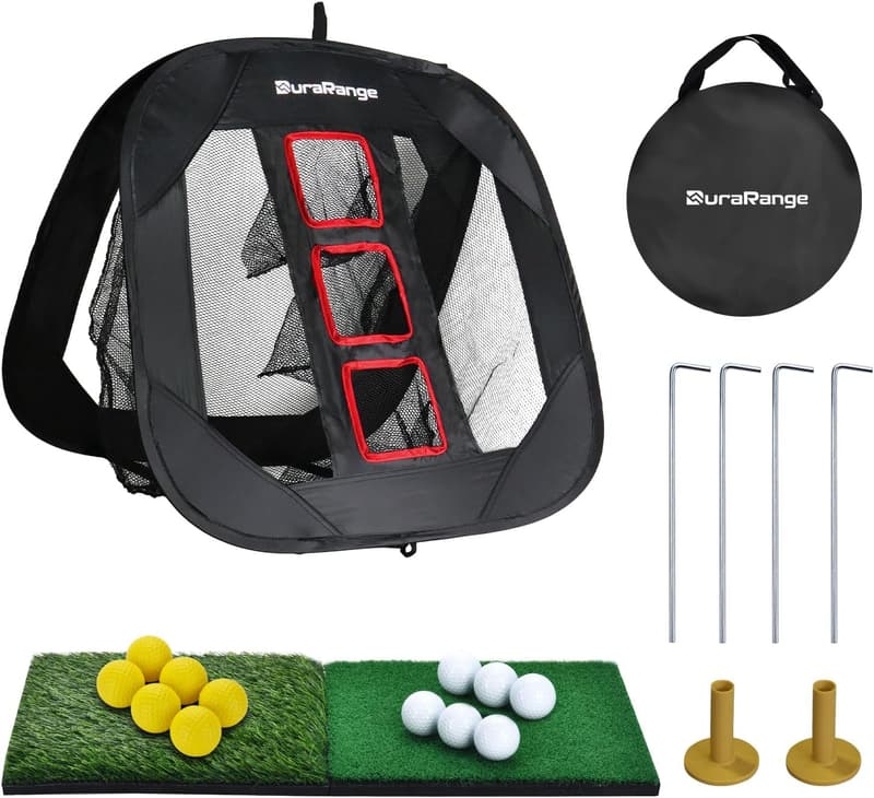 Pop-Up Golf Chipping Net - Target Training Aid for Golfers