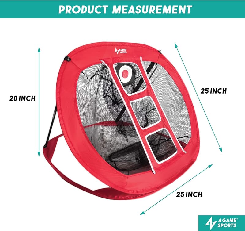 Golf Chipping Net with Mat for Indoor/Outdoor Swing Practice
