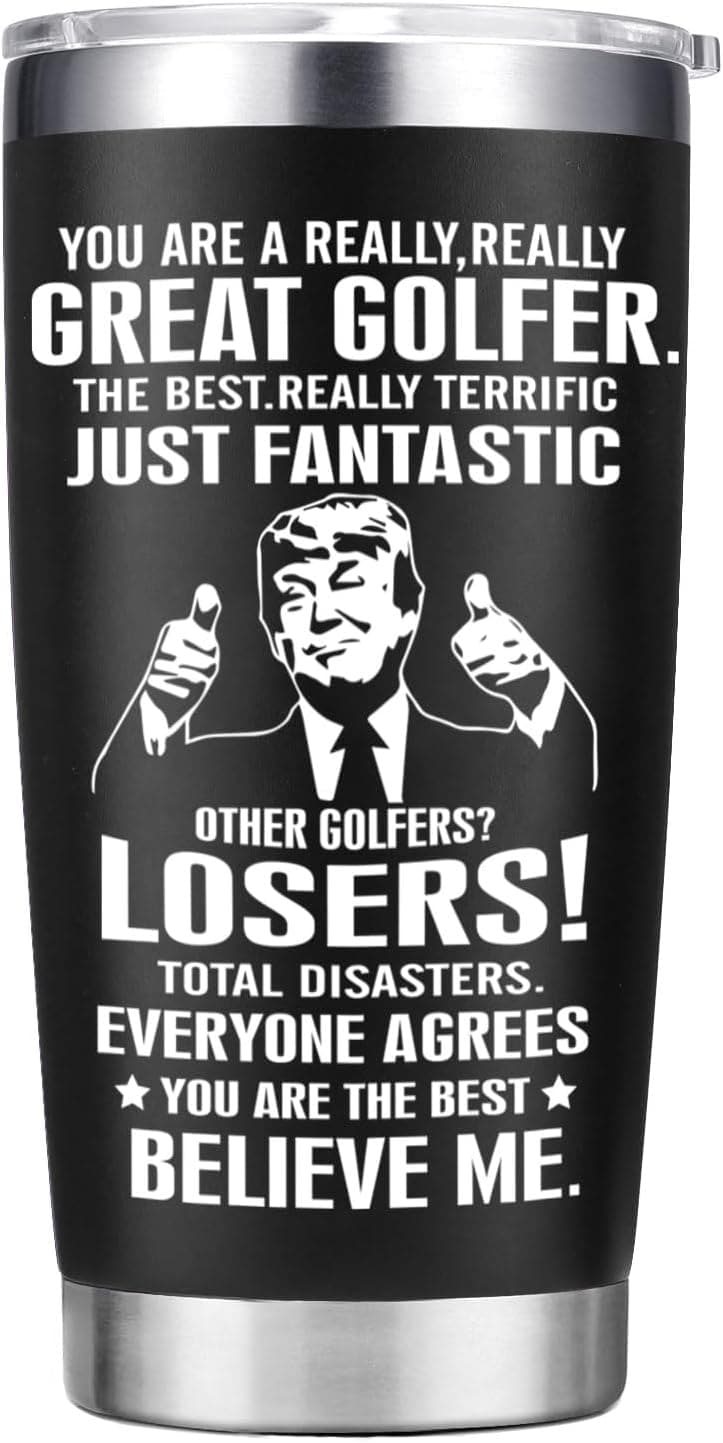 Funny Golfer Coffee Mug - Cool Birthday Gift for Dad