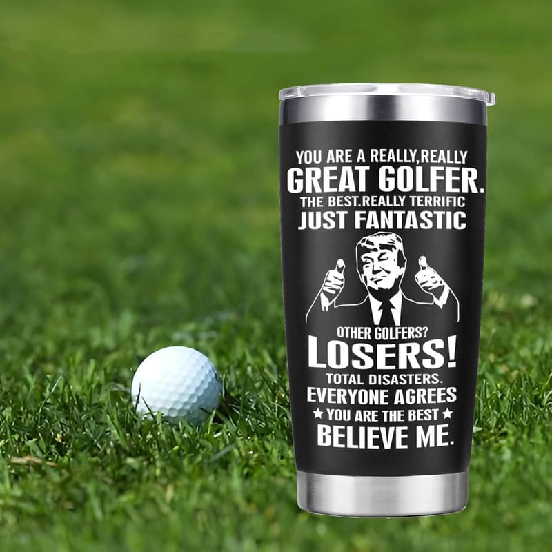 Funny Golfer Coffee Mug - Cool Birthday Gift for Dad