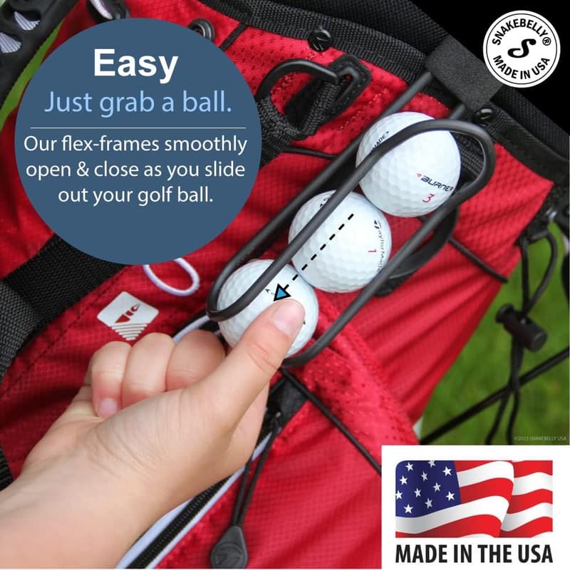 Pro Quick-Draw Golf Ball Holder - SnakeBelly (Black)