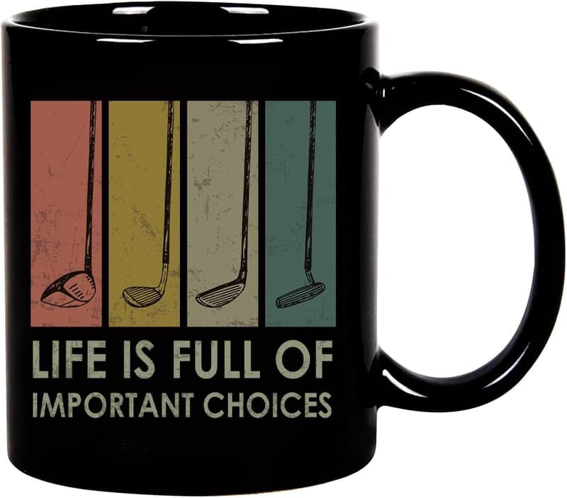 Golf Lover Coffee Mug - 11oz Gift for Men & Dads