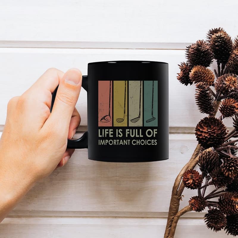 Golf Lover Coffee Mug - 11oz Gift for Men & Dads