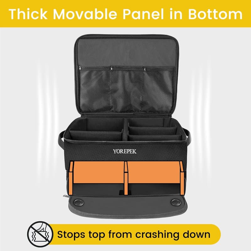 Golf Trunk Organizer for Men with Ventilated Shoe Compartment