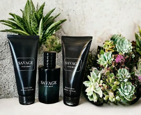 Savage Pour Homme Men's Eau de Parfum Gift Pack, 100ml