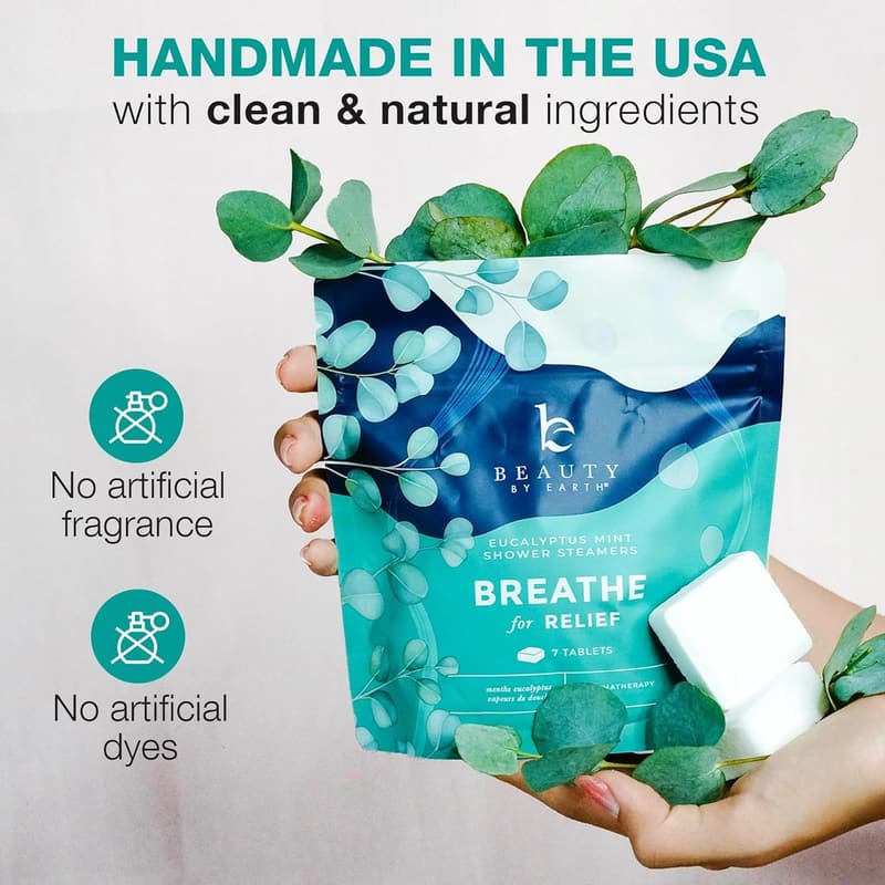 Eucalyptus Shower Steamers - Natural Aromatherapy Gifts for All