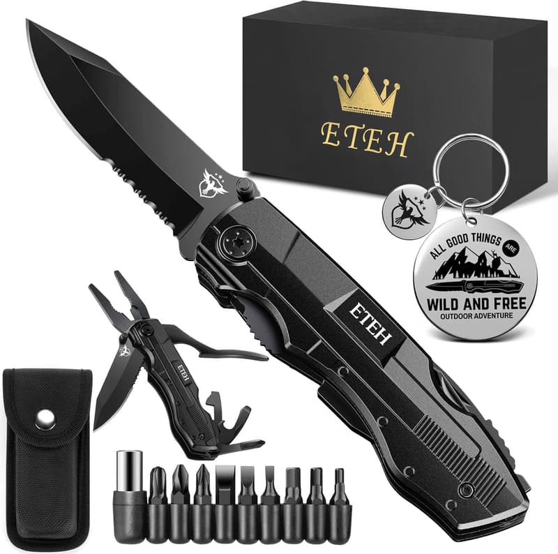 Multitool Pocket Knife for Men - Perfect for Birthdays & Anniversaries