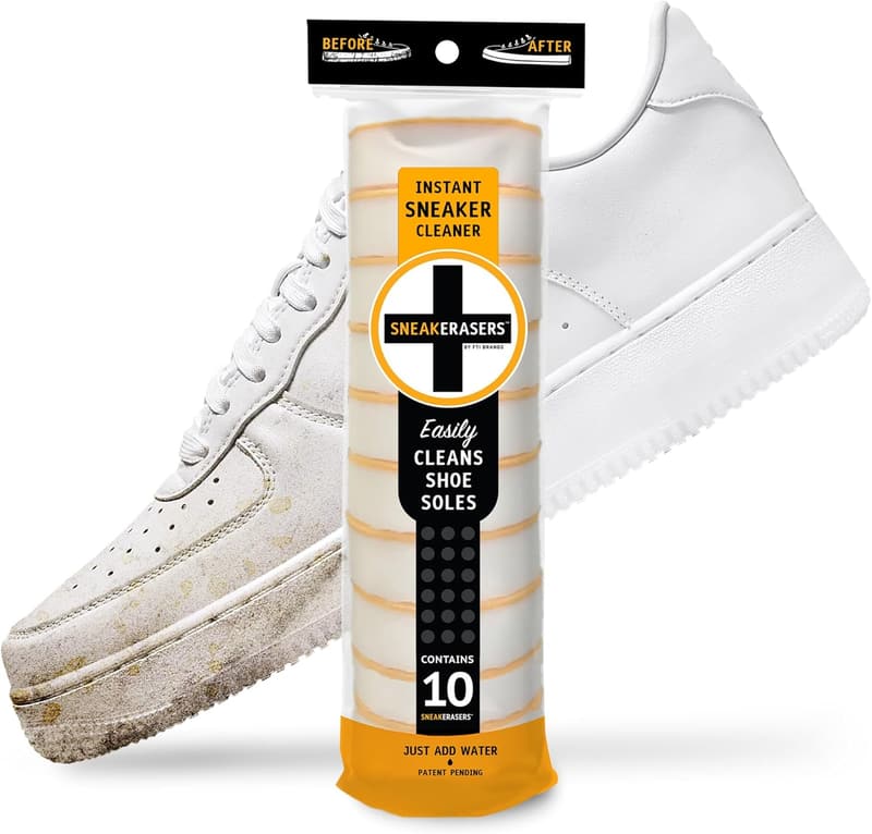 Premium Sneaker Cleaner Kit with Dual-Sided Sponges – 10 Pack