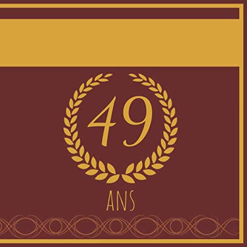 49th Anniversary Personalized Journal for Men & Women - 100 Pages