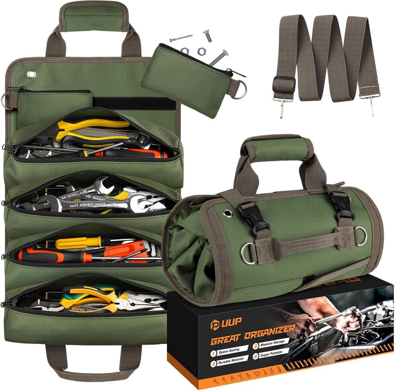 Portable Heavy-Duty Tool Bag Organizer for Men