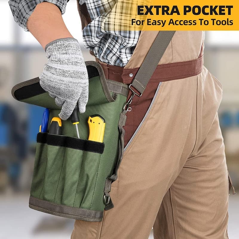 Portable Heavy-Duty Tool Bag Organizer for Men