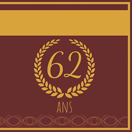 Personalized 62nd Anniversary Journal Gift for Him/Her - 100 Pages