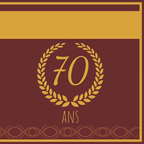 70th Anniversary Personalized Journal for Men and Women