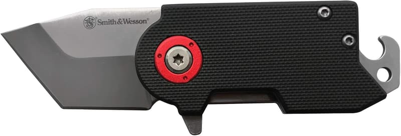Smith & Wesson Benji Folding Keychain Knife, G10 Handle