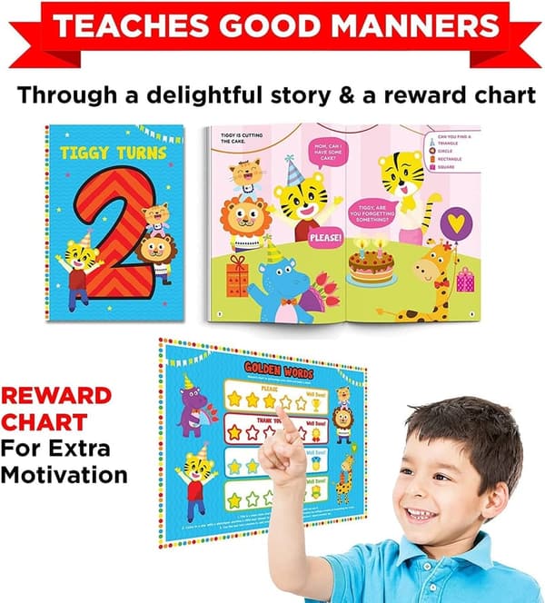 Educational Toy Set for 2-Year-Olds | Board Books & Activities