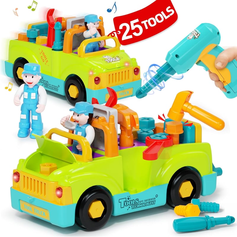 Toddler Electric Drill Tool Set - Birthday Gift for Ages 2-4