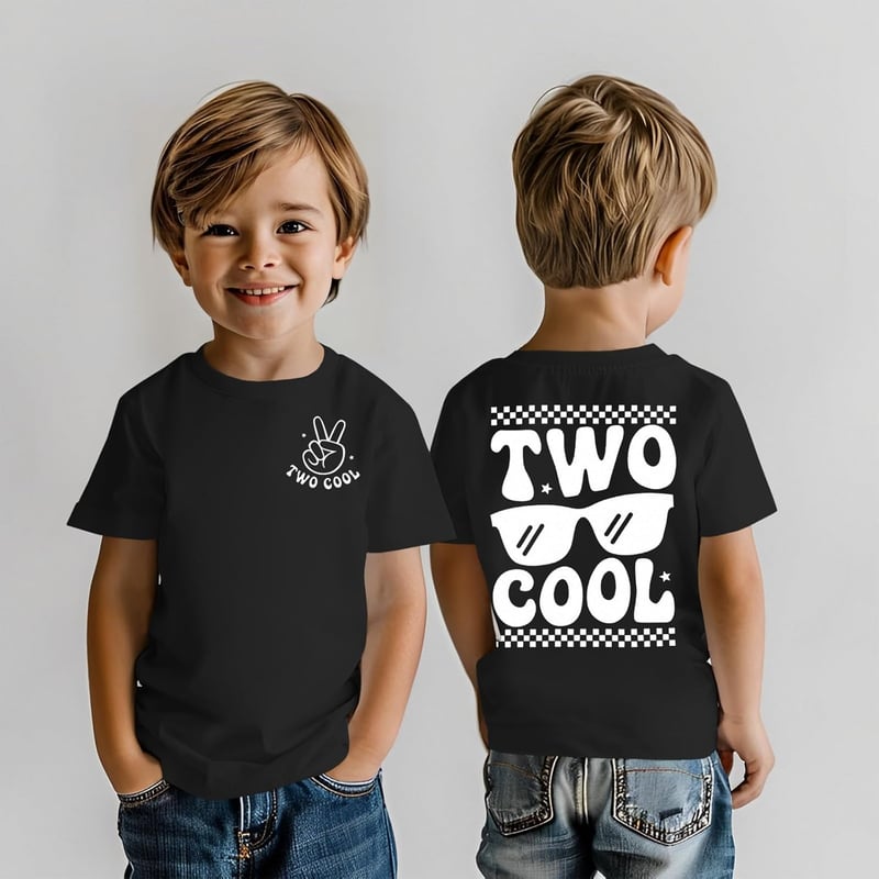 2nd Birthday Boys' Cool T-Shirt - Toddler Short Sleeve Top