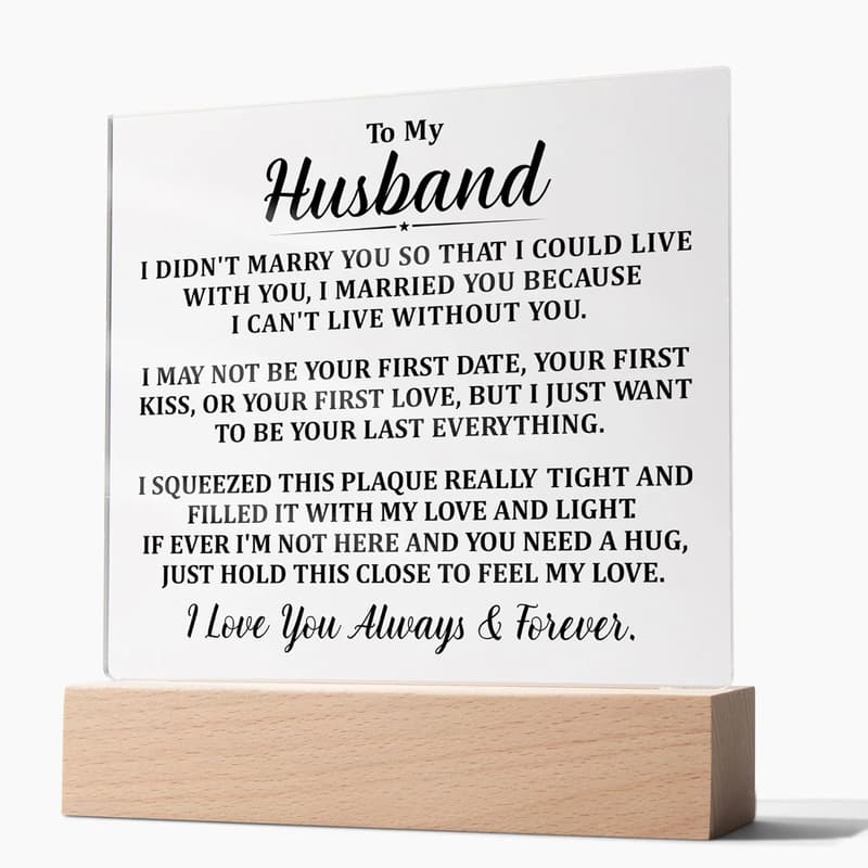 Loving Anniversary Gifts for Husband from Wife