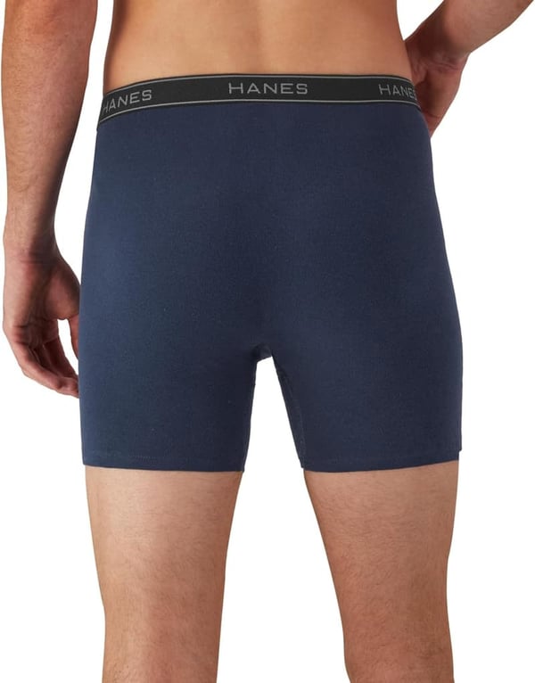 Moisture-Wicking Cotton Boxer Briefs for Men - Multi-Packs
