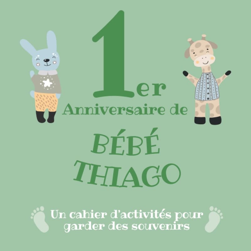Baby's 1st Anniversary Activity Book: Memory Keepsakes