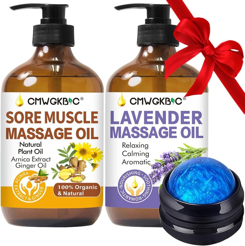 Relaxing Ginger & Lavender Massage Oil for Date Night