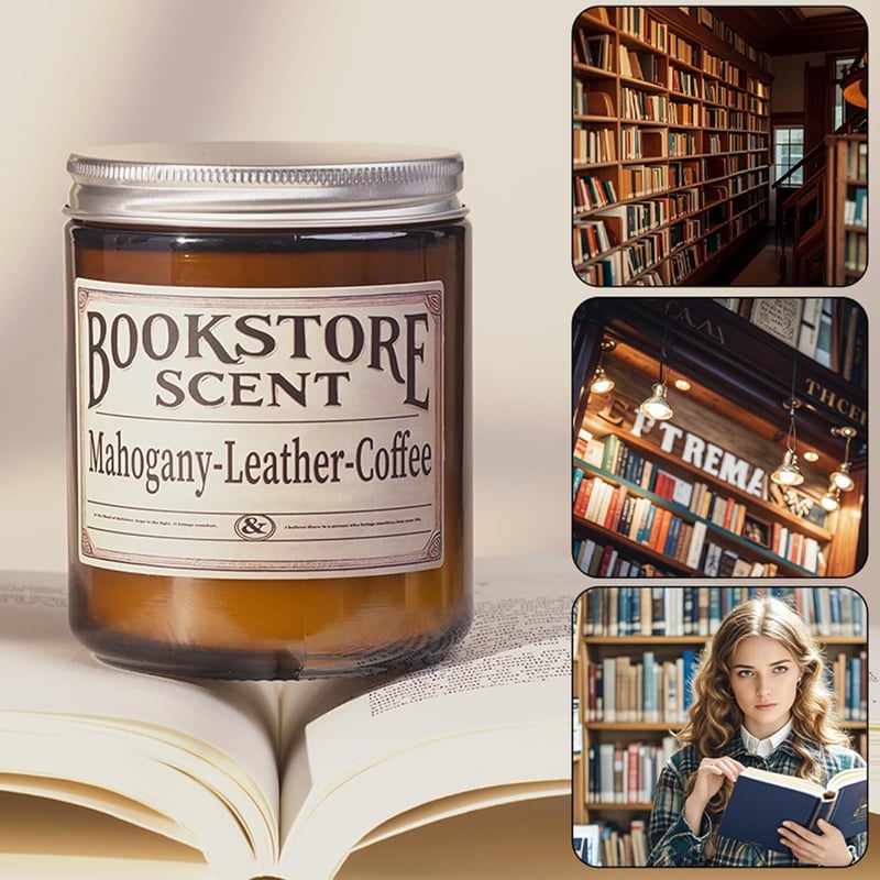 Book Lover Candle - Perfect Gift for Readers and Bookworms