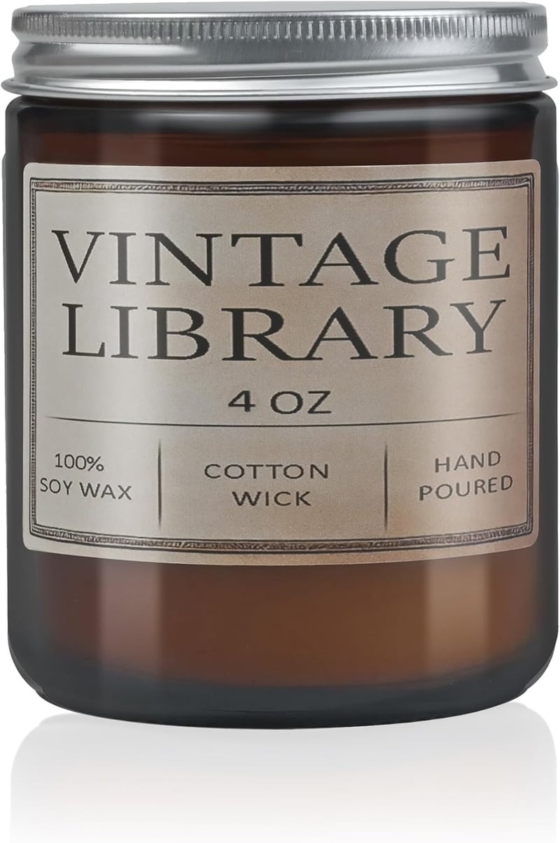 Book Lover Scented Candle - Perfect Birthday Gift for Readers