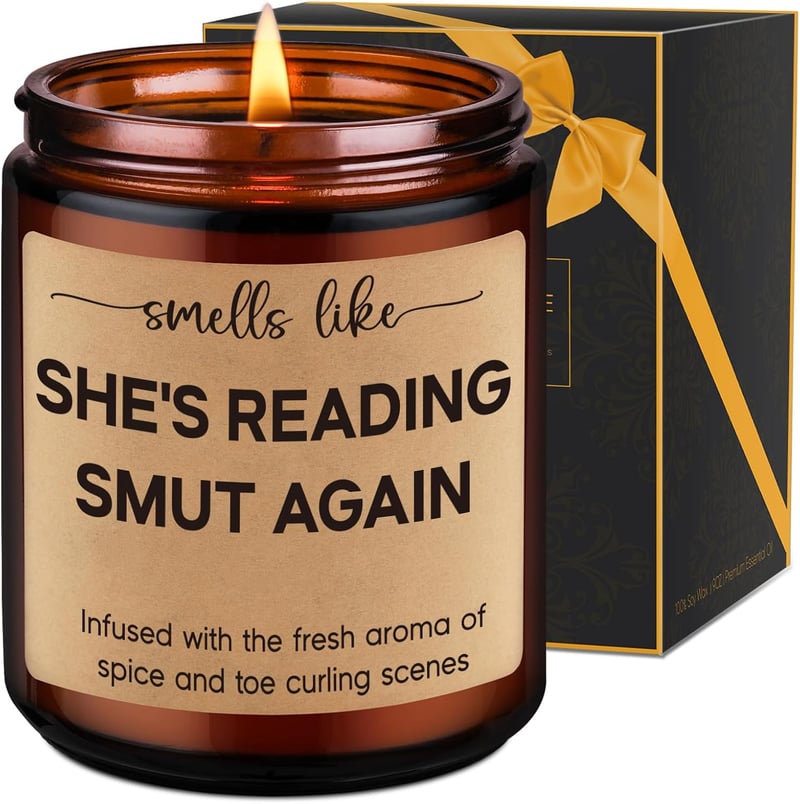 Book Lovers Reading Candle - Funny Gift for Women