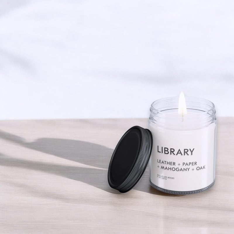 Book Lovers' Soy Candle - Perfect Gift for Readers