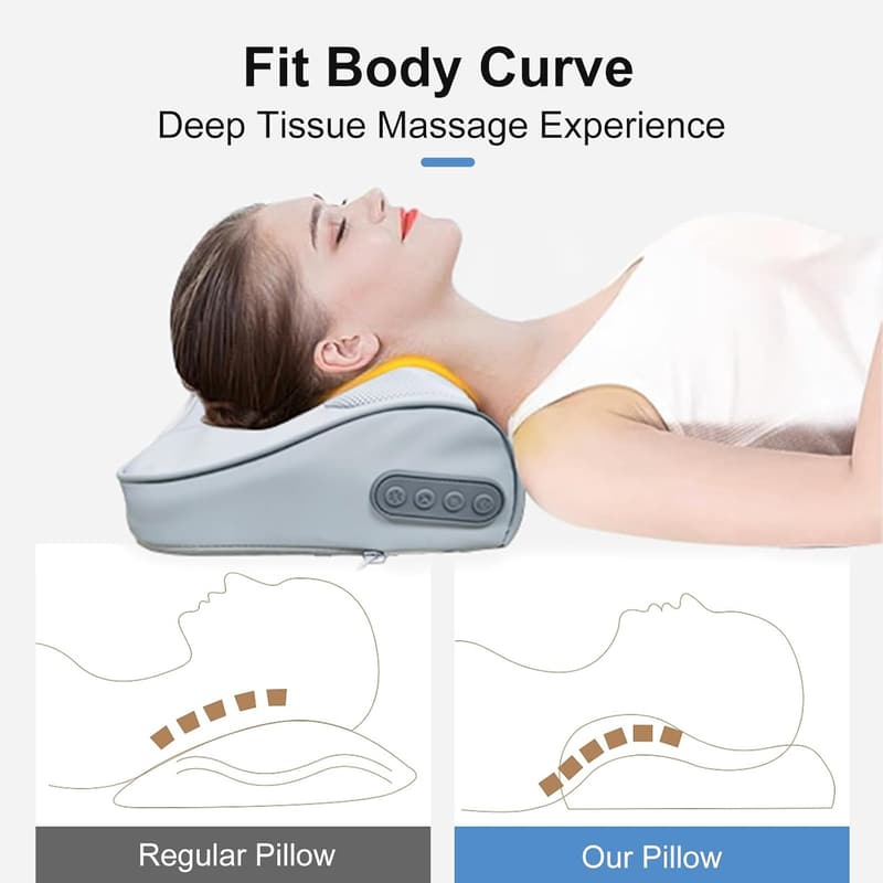 Shiatsu Neck and Back Massager with Heat for Pain Relief