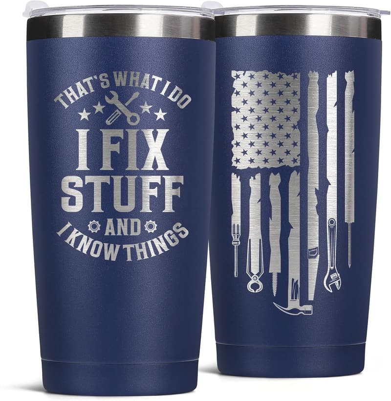 Father's Day 20oz Navy Blue Tumbler | 