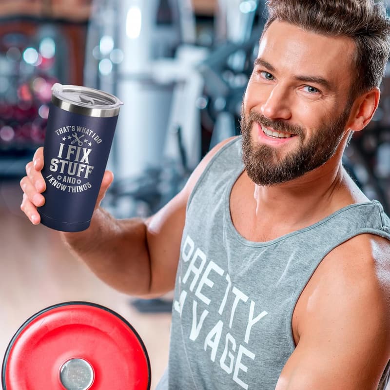 Father's Day 20oz Navy Blue Tumbler | 
