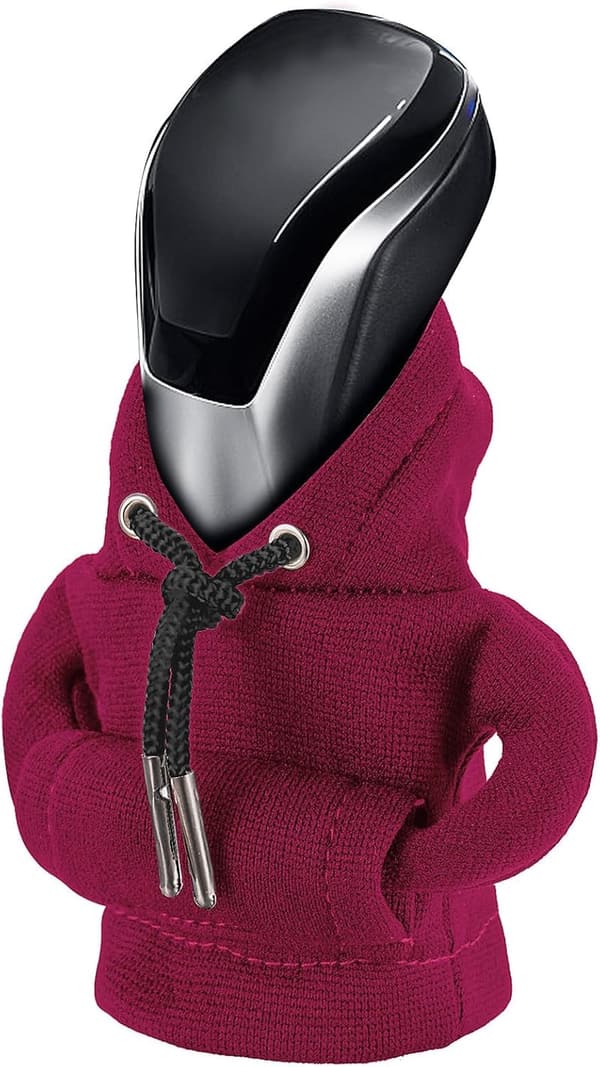 Universal Car Gear Shift Hoodie Cover - Cute Automotive Accessory