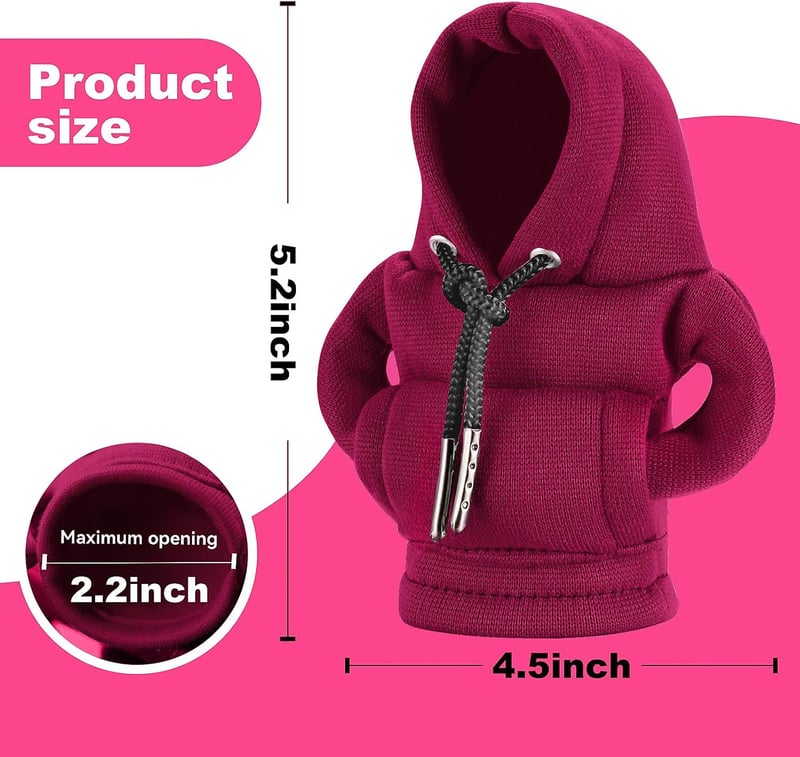 Universal Car Gear Shift Hoodie Cover - Cute Automotive Accessory