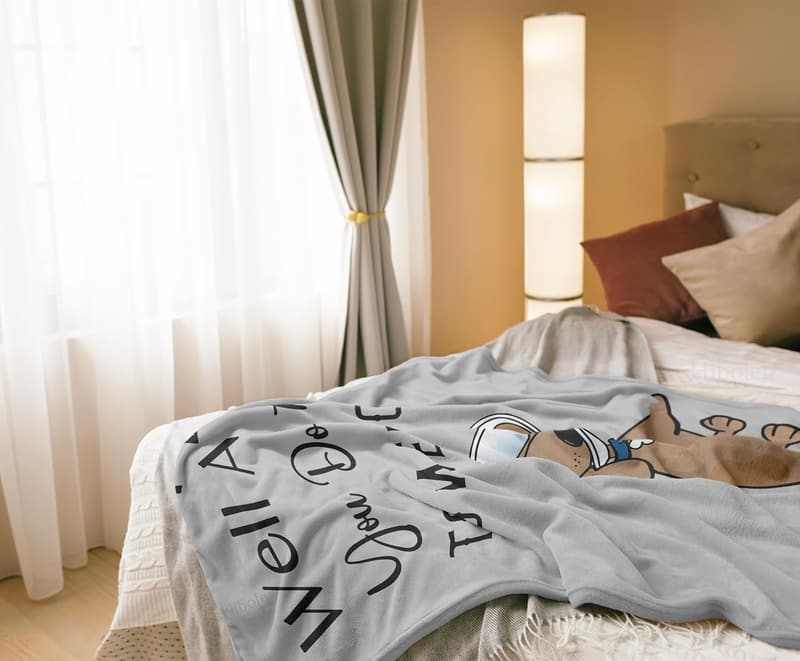 Get Well Soon Blanket for Men and Women - 50