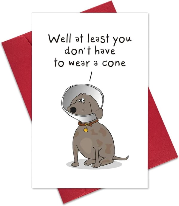 Get Well Soon Card - Humorous Recovery Gift for Friends