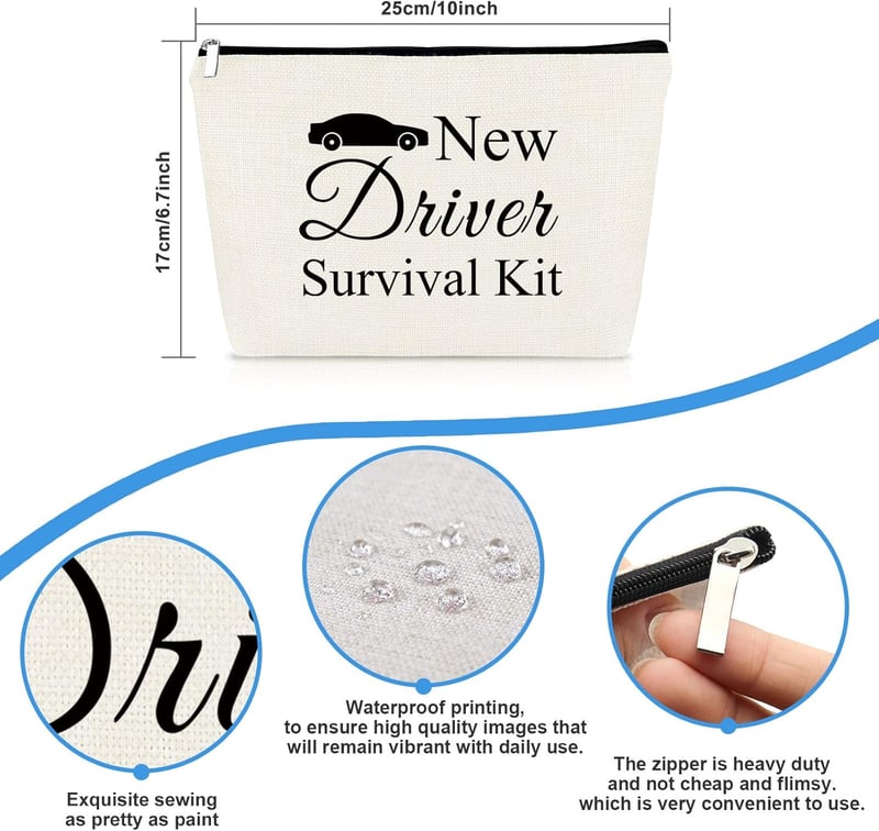 Teen Driver Graduation Makeup Bag - Perfect Gift for Her