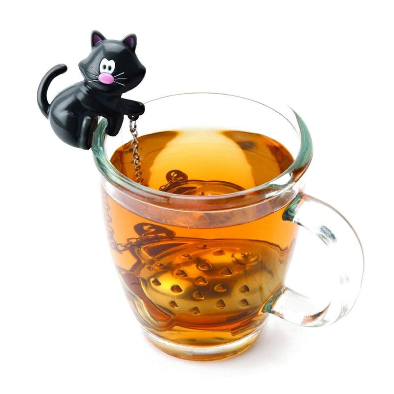 Cat Design Tea Ball Infuser - Stainless Steel, BPA-Free