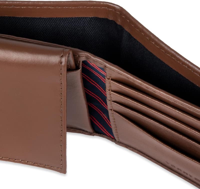 Tommy Hilfiger Men's Classic Bifold Wallet with ID Window