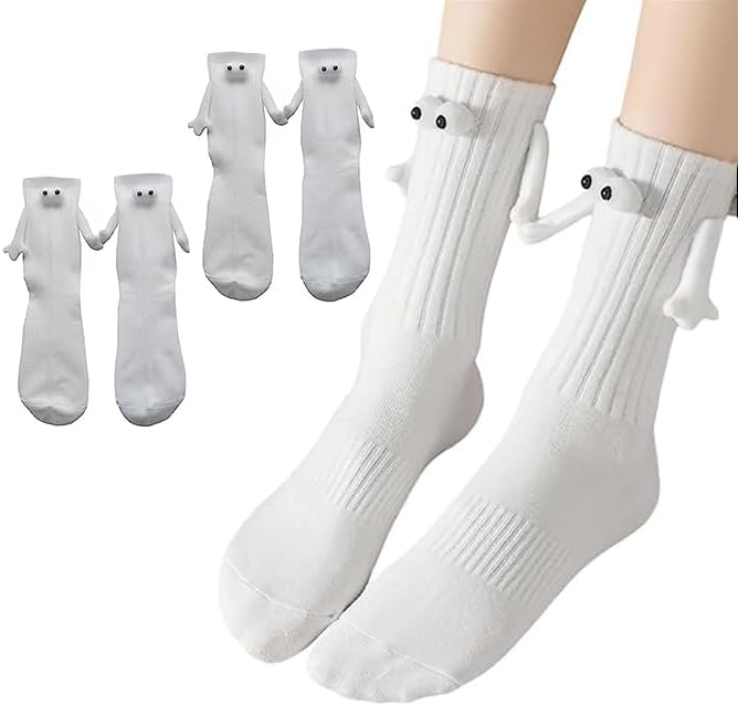 Magnetic Holding Hands Socks - Funny Gift for Couples