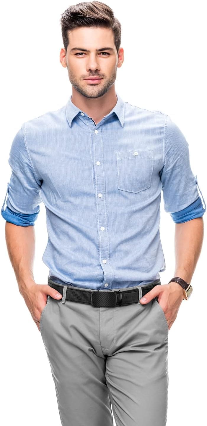 Men's Dress Ratchet Belt with 1 3/8