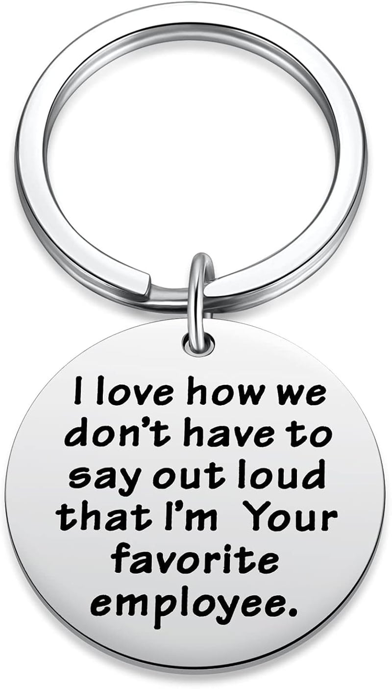 Funny Boss's Day Keychain - Ideal Gift for Supervisor